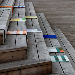 Kvam Sitteunderlag, Blue, R&oslash;ros Tweed