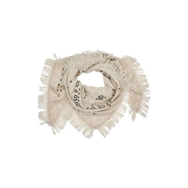 Jucca Knit Scarf, light beige melange, Second Female