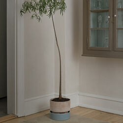 Hoff GLAZED underfat, misty blue, Bergs Potter