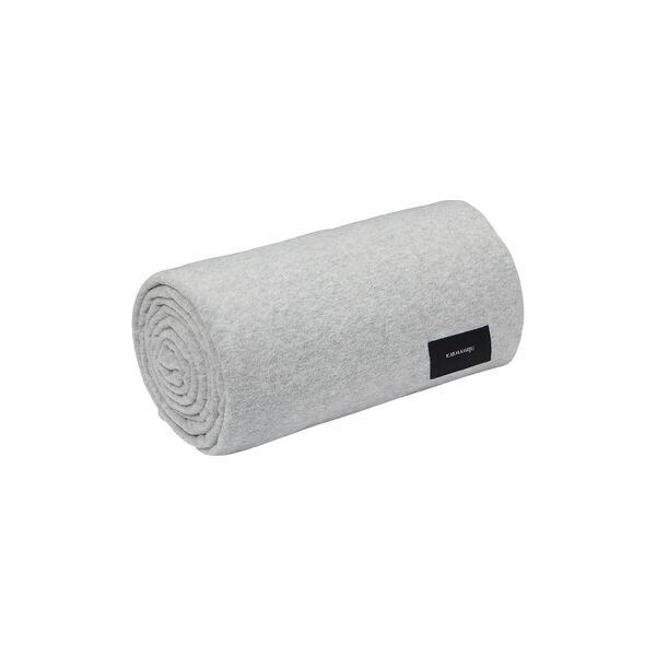 Himalaya fleecepledd, lysegrå, Karmameju