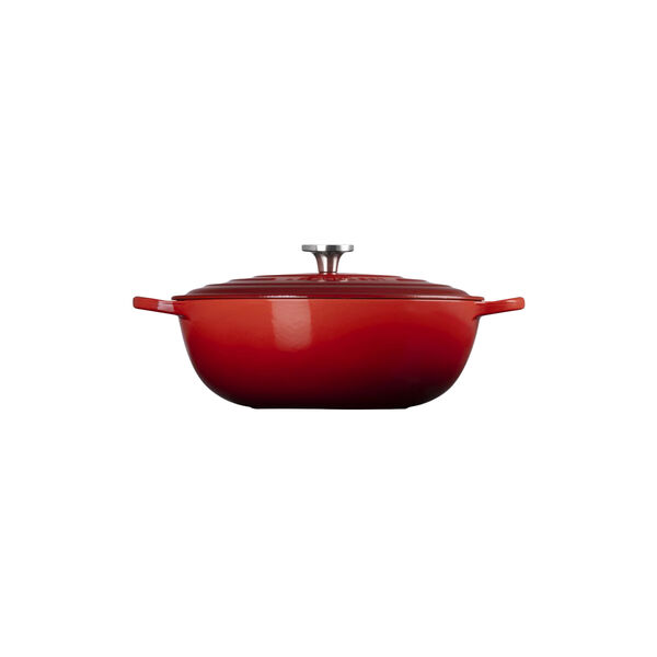 Signature st&oslash;pejern stekegryte | 32 cm | Cerise, Le Creuset