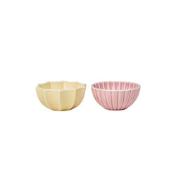 Samsurium Mini Bowls set of 2, mimosa/blush, Dottir Nordic Design
