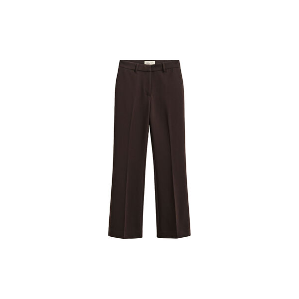 Slim Flared Slacks, deep brown, Gant