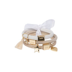 Hårbånd 3 pk Charm Combo, sands w/gold, DARK department