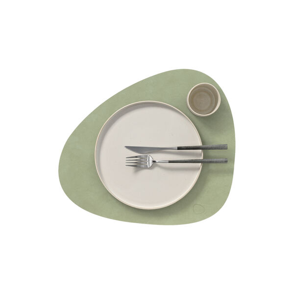 Nupo dekkebrikke Curve L, olive green, LIND DNA