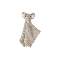 Finley the Elephant Comfort Blanket, gray, Sebra