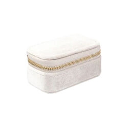 Velvet Jewellery Box Micro, off white, DARK department