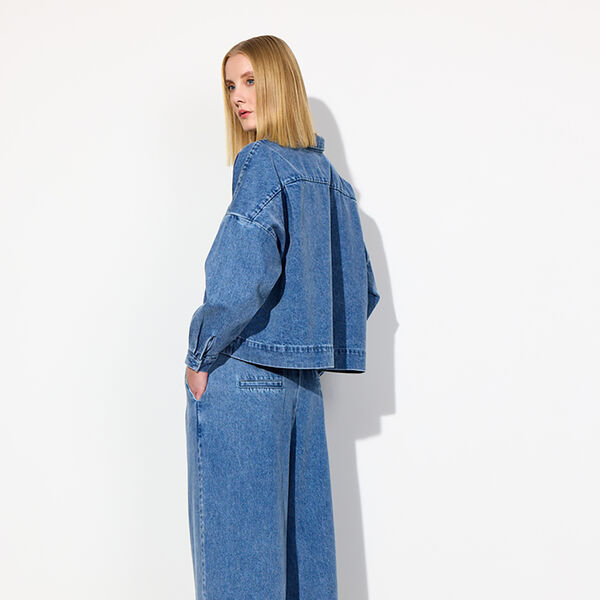 Nala Denim Shirt, stonewash denim Nala Denim Shirt, stonewash denim, HUNKØN