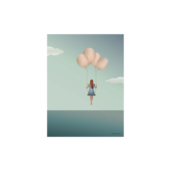 Balloon Dream plakat, 50x70 cm, ViSSEVASSE