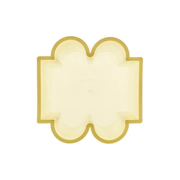 OKRA vase L, yellow, Kartell