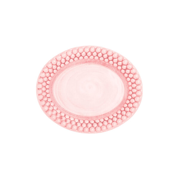 Bubbles tallerken 20x16 cm, light pink, Mateus