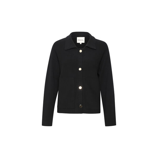 BlossomMW Knit Cardigan, black, My Essential Wardrobe