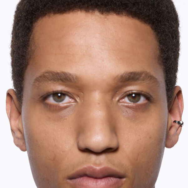 Saddle Ear Cuff, s&oslash;lv, Maria Black