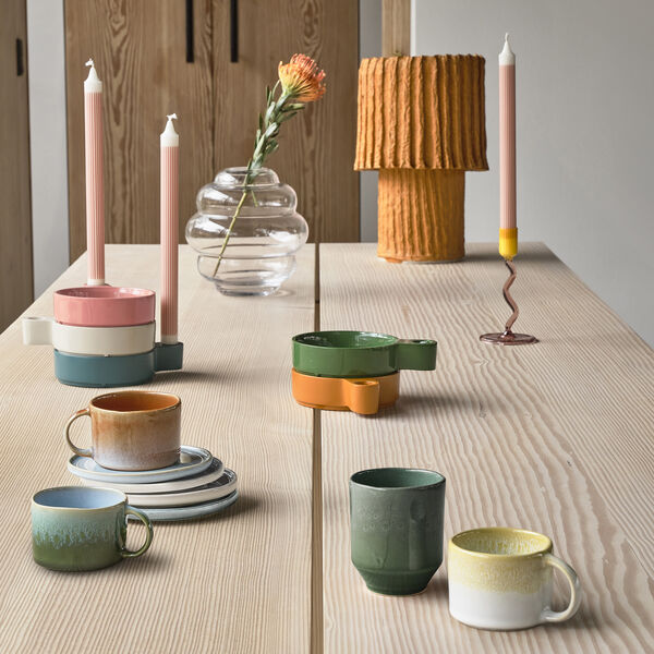 Styles krus med hank 2 stk., krem/sand, Villa Collection