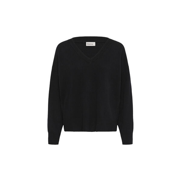 MWJola V-Neck Knit Pullover, black, My Essential Wardrobe