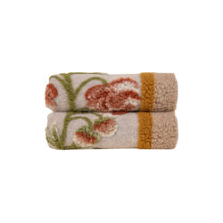 LANDSCAPE PEONY Boiled wool pledd 150x190cm, Frati Home