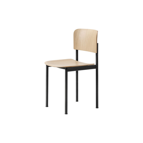 Plan Chair, lakkert eik/svart, Fredericia Furniture