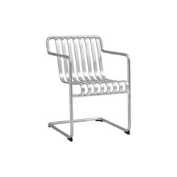 Palissade Cantilever Dining Armchair, hot galvanised, HAY