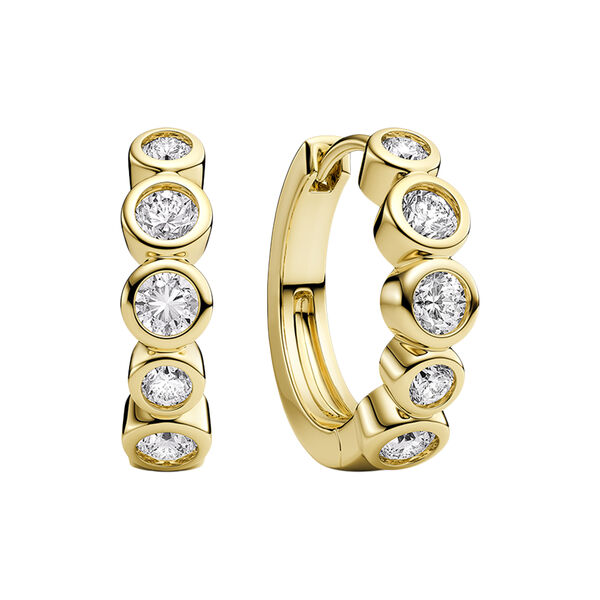 Sardinien Creolo &Oslash;reringer | Piccolo | Forgylt, Sif Jakobs Jewellery