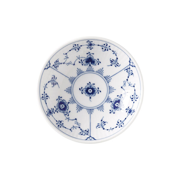 Musselmalt Riflet sk&aring;l 9 cl, Royal Copenhagen