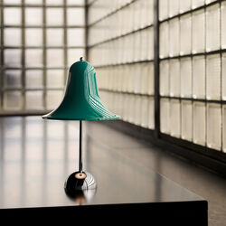Pantop Portable Table Lamp, dark teal, Verpan