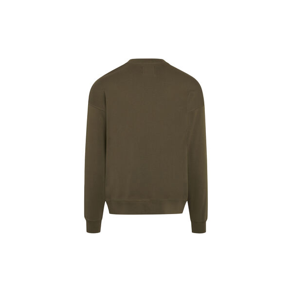 Cotton Rib Son Badge genser, capers, Mads Nørgaard