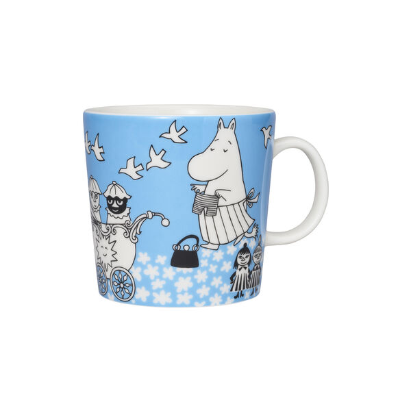 Mummi kopp Fred, blå, Moomin Arabia