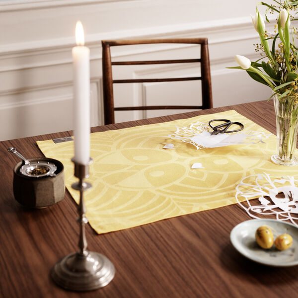 EASTER RUSTIC spisebrikker, yellow, Georg Jensen Damask