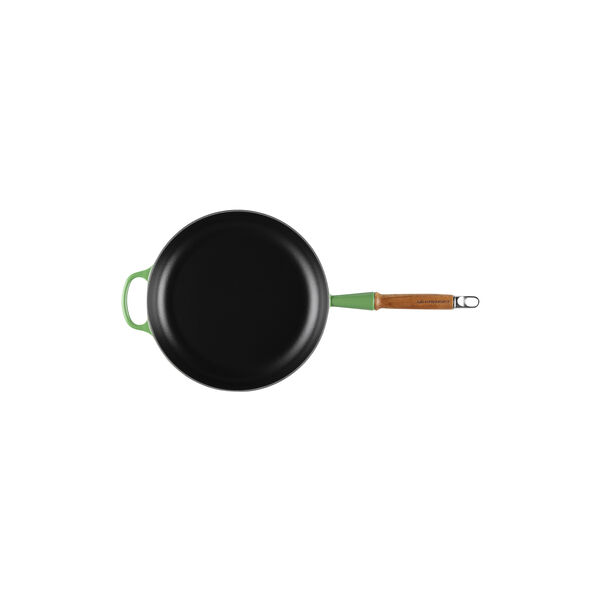 Signature st&oslash;pejern stekepanne med treh&aring;ndtak &Oslash; 28 cm, bamboo green, Le Creuset