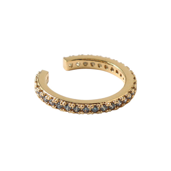 Fine pave ear cuff, gull/bl&aring;, Orelia