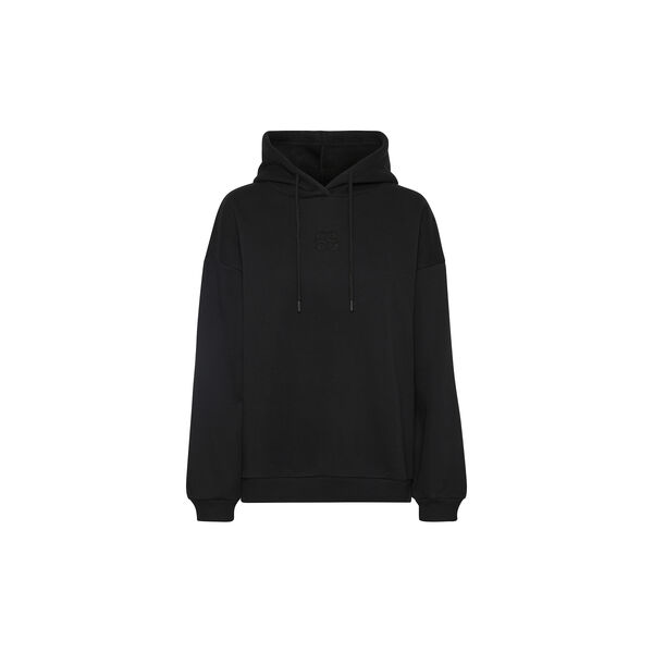 EnzoMW Logo Emb. hoodie, black, My Essential Wardrobe