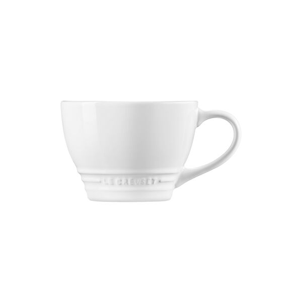 Jumbo kaffekopp, white, Le Creuset