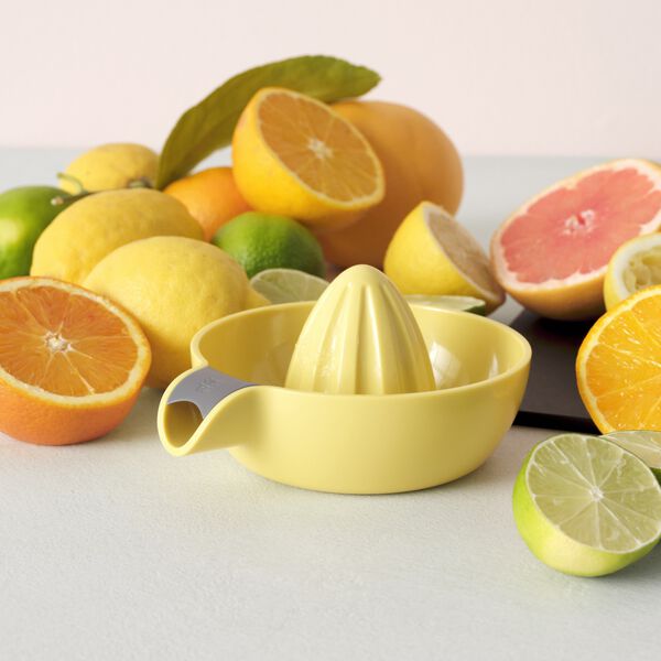JUICY citruspresser, yellow, RIG-TIG