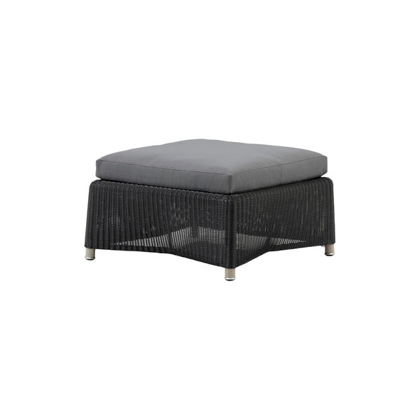 Diamond fotskammel, graphite, Cane-line