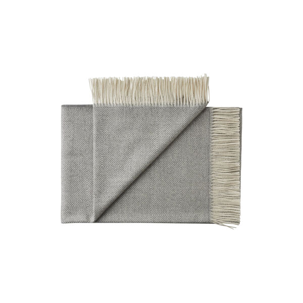 La Paz Throw, 00401 light grey, Silkeborg Uldspinderi