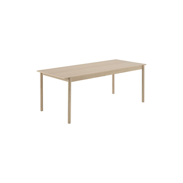 Linear Wood Table, oak veneer/oak, Muuto