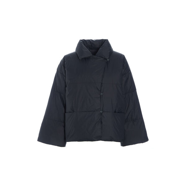Feather down jacka med slag, black, BITTE KAI RAND