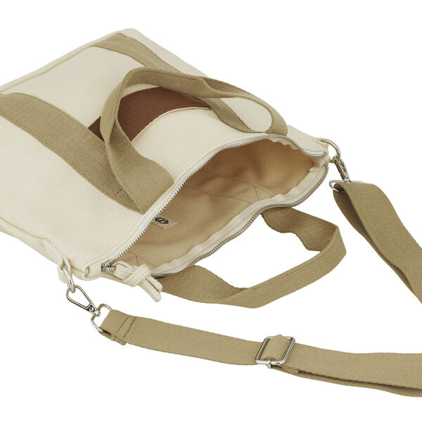 Canvas Berta Small Bag, birch white Canvas Berta Small Bag, birch white, Becksöndergaard