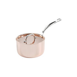 Kasserolle i kobber med lokk 2 l, kobber, Samuel Groves