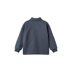 Sweat Jacket L/S Carmine, 1292 greyblue, Wheat
