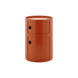 Componibile new big 2 pezzi oppbevaringsbord, arancio, Kartell