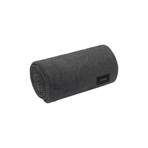 Himalaya fleecepledd, mørkegrå, Karmameju