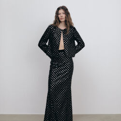 Tabitha Jacket, black glimmer, Ida Sjöstedt