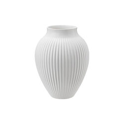 Knabstrup vase ripple, white