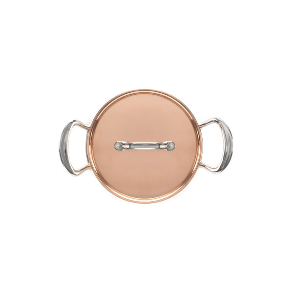 Gryte i kobber med lokk 3 l, kobber, Samuel Groves