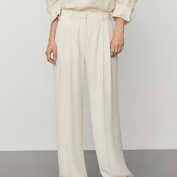 Enzo - Classic Gabardine bukser, ivory shade, DAY Birger ét Mikkelsen