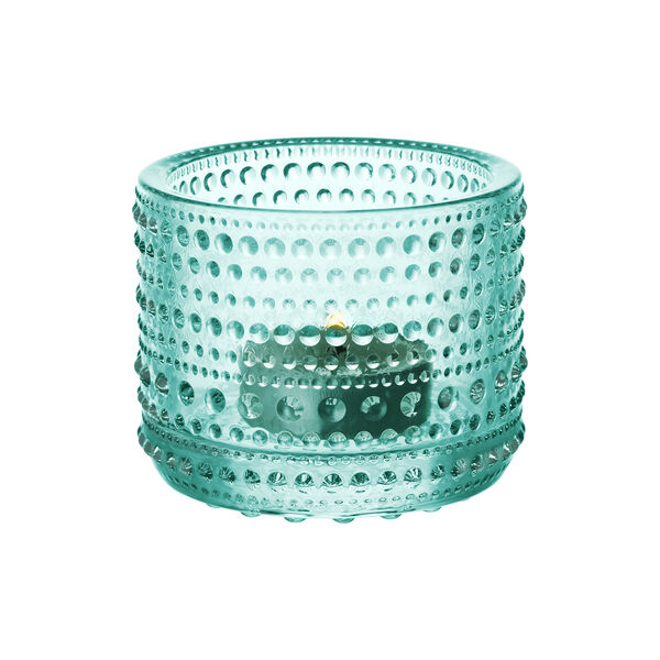 Kastehelmi telysestake, water green, Iittala