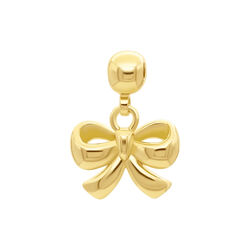 Bow Charm, gold, WHO IS SHE