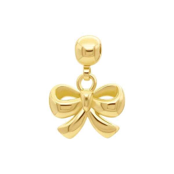 Bow Charm, gold, WHO IS SHE