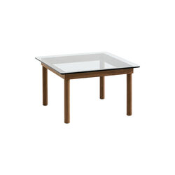 Kofi salongbord, valnøtt/klart glass, HAY